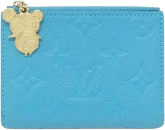 Louis Vuitton Pre-owned Wallets, female, Blue, Size: ONE SIZE Pre-owned Vintage Bi-fold Wallet
