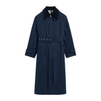 Ami Jassen, Dames, Blauw, M, Classic Belted Trench Coat