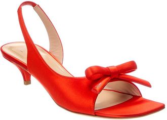 Dior Bow Satin Slingback Sandal