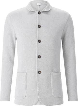 Eleventy Cardigans - Heren - Vesten - Grijs - XL - Katoen - Truien & Vesten