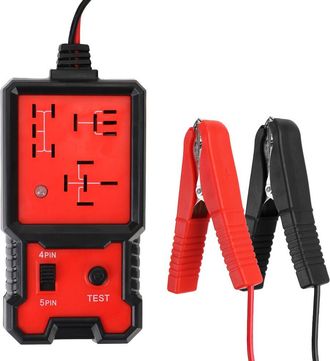 OEM 1 Comprobador De Rel&eacute;s Para Coche, Comprobador Electr&oacute;nico De Rel&eacute;s De 12 V, Comprobador De Bater&iacute;as De Coche Con Pinzas Para Reparaci&oacute;n De Autom&oacute;vile