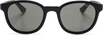 Montblanc round-frame sunglasses - unisex - Acetate - 51 - Black