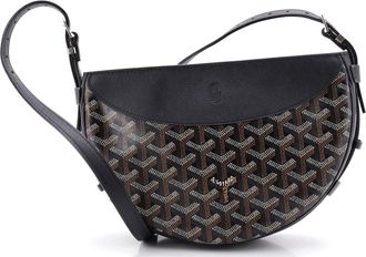 Goyard Hirondelle Shoulder Bag Coated Canvas and Leather