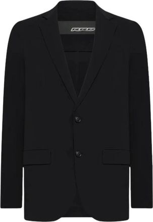 Roberto Ricci Design Americana con tejido tecnico - Heren - Business blazers - Zwart - 2XL - Kostuums