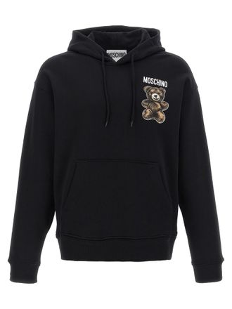 Moschino Mens Teddy Print Hoodie