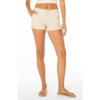 Roxy Lil Sunshine Shorts in Parchment at Nordstrom, Size 31