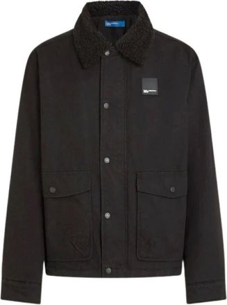Karl Lagerfeld Giacca Harrington imbottita B4M14022 - - Jackets - Uomo - Nero - L