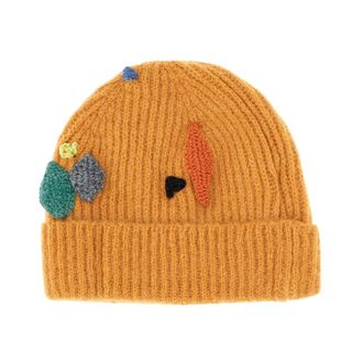 Exquisite J Handgemaakte Wolmuts - Dames - Hoeden - Veelkleurig - ONE Size - Wol - Accessoires