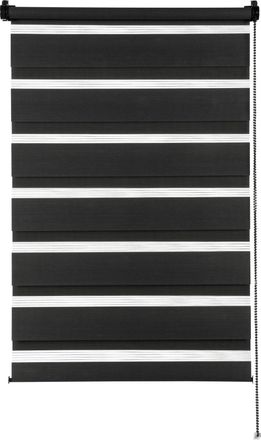 Gardinia Doppelrollo »Easyfix« halbtransparent Sichtschutz mit Bohren/ohne Bohren freihängend segmentweise gewebter Stoff