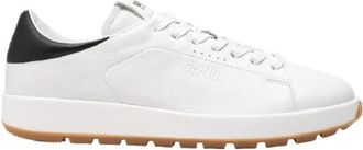 Colmar Premium Witte Leren Sneakers - Heren - Sneakers - Wit - 42 EU - Leer - Schoenen