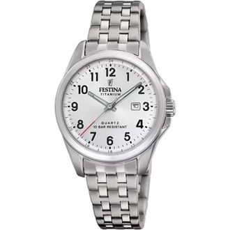 Festina Calendario Titanium - unisex - Horloges - Grijs - ONE Size - Accessoires