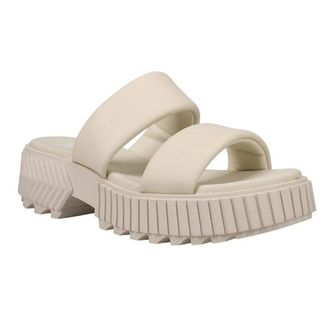 Sorel Ona Streetworks 2069911-191 Sandal Women Beige Leather Slide JZZ1371