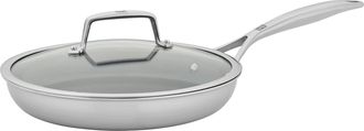 Zwilling Energy Plus 10-inch Stainless Steel Ceramic Nonstick Fry Pan with Lid