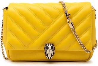 Bulgari Pre-owned Bvlgari Leather Serpenti Cabochon Chain Crossbody Ladies B1SBJYPLF945XE9F