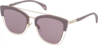 Police Womens SPL618 54 300X Sunglasses - Purple - One Size