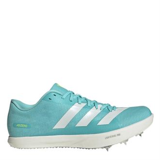 adidas Mens Adizero Lj Running Lace Up Road Sneakers in Flash Aqua - Blue - Size UK 8
