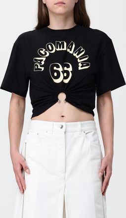 Paco Rabanne T-shirts in cotone stampata
