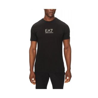 Emporio Armani Slim Fit T-shirt met Ronde Hals - Heren - T-shirts - Zwart - XL - Tops