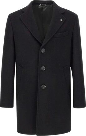 Manuel Ritz Abrigo de Lana - Coats - Hombre - Negro - L