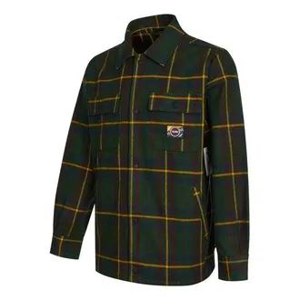 Vans Mens Vans Contrasting Colors Plaid Jacket Green VN0A5H8BPP0