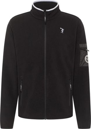 Carlo Colucci Atletico Fleece Jas - Heren - Zomerjassen - Zwart - 2XL - Polyester - Jassen
