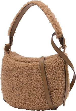 Vanessa Bruno Womens Shoulder Bag Brown Synthetic