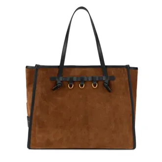 Gianni Chiarini Dames, Tassen, Bruin, Maat: ONE Size Su&egrave;de