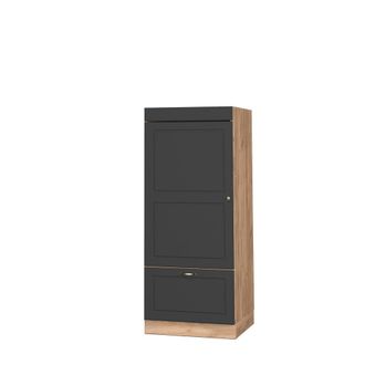 Vicco Armario Para Microondas Fame-line, Antracita-oro, 60 Cm