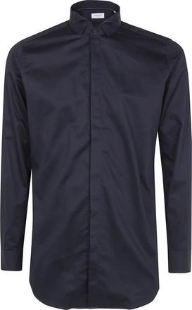 Tintoria Mattei Casual Shirts - Heren - Casual Overhemden - Zwart - M - Overhemden