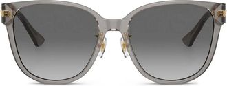 Versace square-frame sunglasses - women - Acetate - 57 - Grey