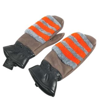 Fendi Pre-owned Tessuto gloves - - Pre-owned - Donna - Grigio - ONE SIZE
