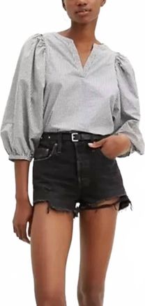 Levi's Womens Premium 501 Original Shorts In Black