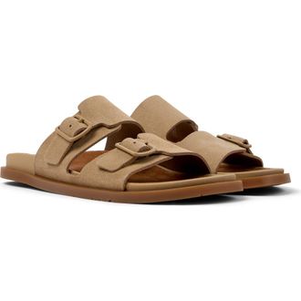 Camper Lluc 2-Strap Sandal in Medium Brown at Nordstrom, Size 37