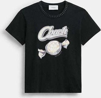 Coach Candy 90s Fit T-Shirt In Organic Cotton