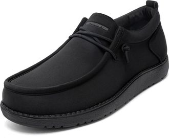 Itazero Men Extra Wide Shoes - 4E to 5E Wide Toe Box Shoes for Men XX Wide Width Swollen Feet - Mens Loafers & Slip-ons with Arch Support Insole for Plantar F