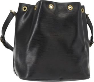 Louis Vuitton Pre-owned Bucket Bags, female, Black, Size: ONE SIZE Pre-owned Leather Bucket Bag