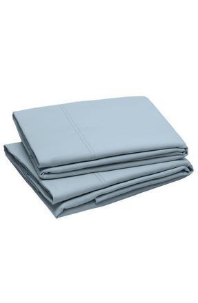 California Design Den Set of 2 Pillowcases - Signature Comfort 100% Egyptian Cotton Sateen in Light Blue at Nordstrom, Size King