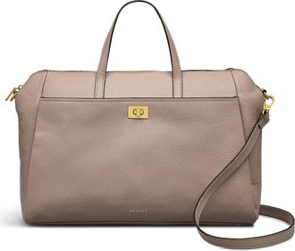 Radley London Brook Avenue Medium Zip Top Satchel Bag in Latte at Nordstrom Rack