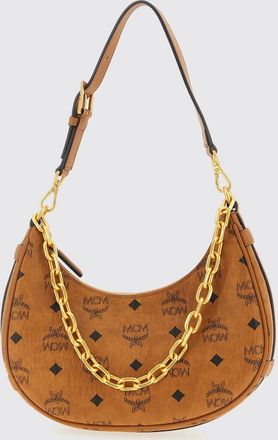 MCM Borsa a spalla Aren Crescent Hobo in Visetos MCM