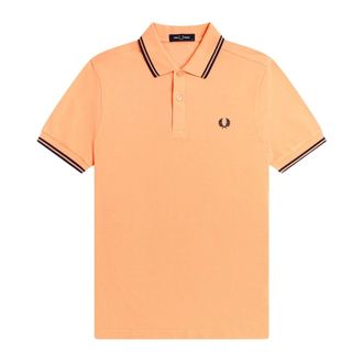Fred Perry Polo Shirts, male, Orange, Size: XL M3600 Polo