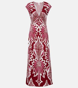 Poupette St Barth Vestido largo Nova de jersey floral