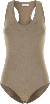 Ferragamo Dames, Tops, Grijs, Maat: XS Viscose