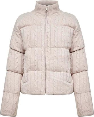 MC2 Saint Barth Quilted High Collar Mya Wool Jacket