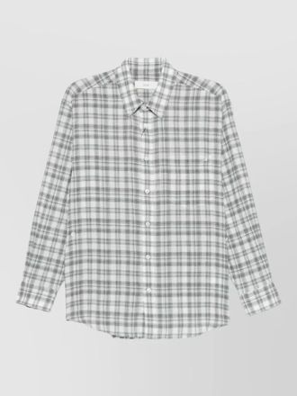 Dunst checked cotton long-sleeve shirt