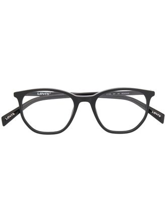 Levi's square-frame glasses - unisex - Acetate - 51 - Black
