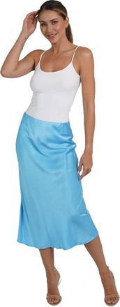 Love Token Rosabel Midi Skirt In Blue