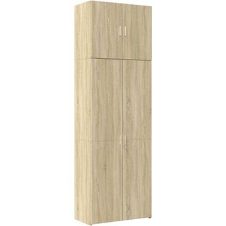 vidaXL Aparador Alto Madera De Ingenier&iacute;a Roble Sonoma 80x42,5x249 Cm Vidaxl