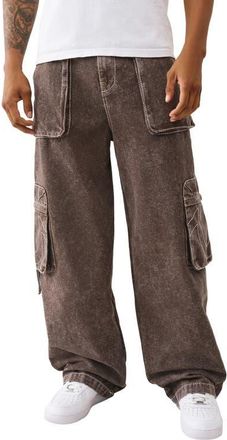 True Religion Big T Carpenter Jeans in Washed Brown at Nordstrom, Size 31