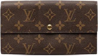 Louis Vuitton Pre-owned Wallets, female, Brown, Size: ONE SIZE Pre-owned The Sarah Wallet