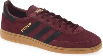 adidas Gender Inclusive Handball Spezial Sneaker in Maroon/Black/Gold Metallic at Nordstrom, Size 11.5 Womens